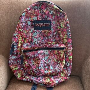 Jansport Multicolor Abstract Backpack